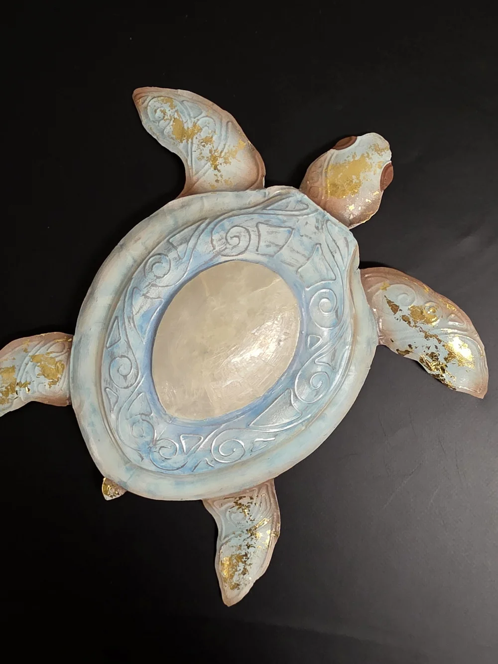 Hobby Lobby Capiz Sea Turtle Metal Wall Decor